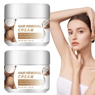2 Pcs Haarentfernungscreme Gesicht Enthaarungscreme Gesicht Gesichtshaarentferner FüR Frauen Haar Entferner Cream Gesichtsenthaarungscreme