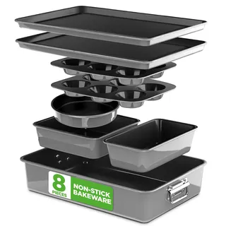 NutriChef Backformen Set 8-teilig