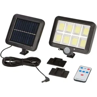 EASYmaxx Solar-Strahler mit Bewegungsmelder - schwarz - Schwarz