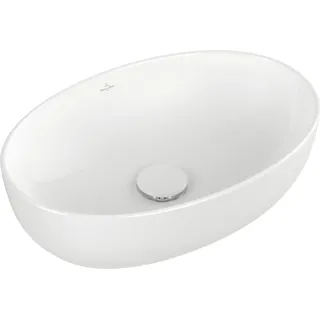 VB Aufsatzwaschbecken Artis 480x325mm Oval o. Überlauf Weiß Alpin CeramicPlus - Weiß
