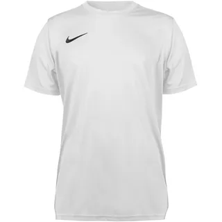 Nike Dri Fit Park 7 Kurzarm-T-Shirt Weiß/Schwarz XL