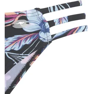 KangaROOS Bikini-Hose »Agave« mit seitlichen Bändern, schwarz