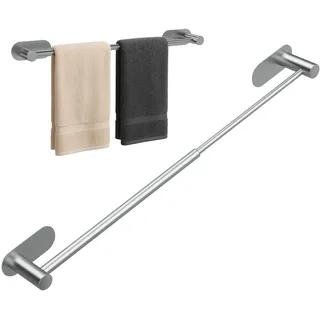 alyvisun Handtuchhalter Ausziehbar Silber