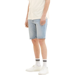 TOM TAILOR Denim Herren Regular Fit Jeans Bermuda Shorts