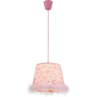 Globo Lighting|Hängeleuchte Kunststoff pink, 1x E27 - Bunt