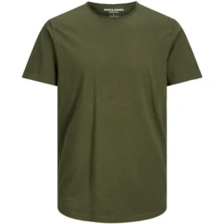 JACK & JONES T-Shirt Basher Tee in Dunkelgrün-S