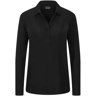 Klassische Bluse GOLDNER "Kurzgröße Zeitlose Viskosebluse mit Hemdkragen", Damen, Gr. 19, schwarz, Obermaterial: 100% Viskose CV., Modisch, Blusen Klassische Bluse, Hemdkragen