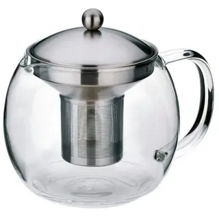 Kela Teekanne Cylon aus Glas mit Teesiebeinsatz aus Edelstahl 1200ml transparent