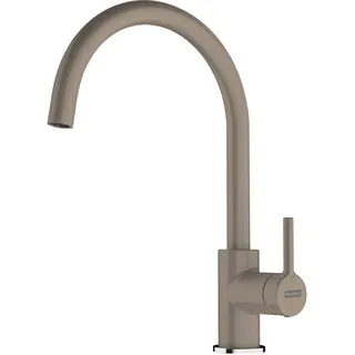Franke Lina XL, Standard, Beige, Messing, Hebelgriffe, Einzelbild, Oyster - Beige