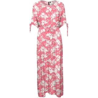 VERO MODA Damen Vmmenny 2/4 Calf Dress WVN Ga Kleid, Georgia Peach/AOP:Mille, XS EU