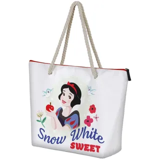 Disney Unisex 07053 Soleil Strandtasche Sweet, Weiß Schneewittchen, Einheitsgröße