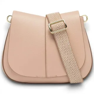 Mode GIANNI CHIARINI Tasche Helena Round Frau Pink Salt aus Leder
