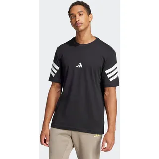 T-Shirt ADIDAS SPORTSWEAR "FUTURE ICONS 3-STREIFEN", Herren, Gr. XXL, schwarz, Obermaterial: 100% Baumwolle, normal, Rundhals, Shirts T-Shirt