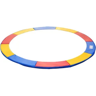 Homcom Randabdeckung, PE, Mehrfarbig, Ø244 cm , Multicolor , Kunststoff , 244x244 cm , Freizeit & Co, Gartenspielzeug