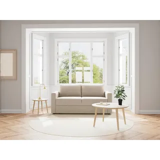 Actona Schlafsofa Polyester 2-Sitzer Beige