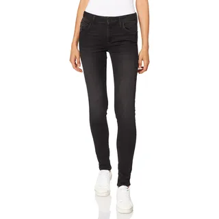 Mavi Damen Adriana Jeans, Grau (Smoke Brushed Sporty 27381), 26W / 30L