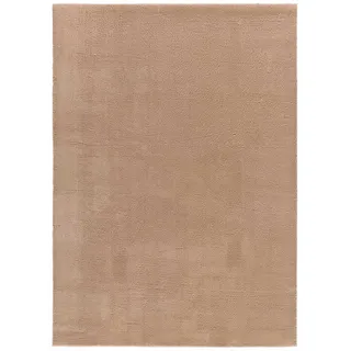 Atticgo Hochflorteppich waschbar Beige Loft 160/230 cm , Textil , Mode , Rechteckig , 160x230 cm , Oeko-Tex® Standard 100 , waschbar, antistatisch, leicht zusammenrollbar, rutschfeste Unterfläche , Teppiche und Böden, Teppiche, Flachwebteppiche
