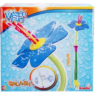 Splashy Flower Wassersprinkler, verspritzt Wasser in alle Richtungen, Gartenschlauchanschluss, 115cm, ab 3 Jahren