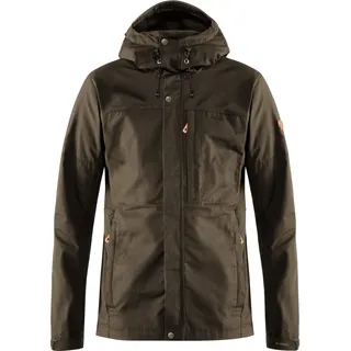 Fjällräven Kaipak Jacket M Kapuzenjacke, Grün (Dark Olive), XL