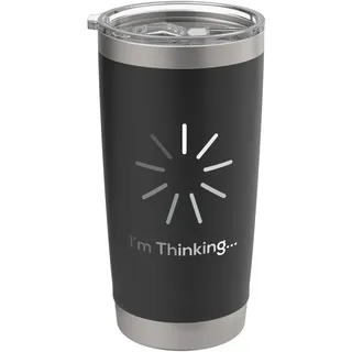 Ich denke, es wird ein lustiger Computer-Humor für Geek-Nerds geladen Doppelwandiger Edelstahl-Thermobecher