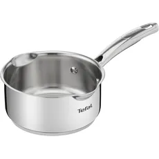 Tefal Kasserolle »Duetto+ G71928«, Edelstahl 18/10, hochwertiger Edelstahl, hochglanzpoliert, langlebig, 16 cm, grau