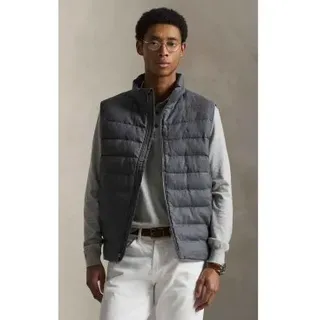 Polo Ralph Lauren für Herren. 710P01997001 Graue Leinenweste von Colden (XL), Lässig, Klassisch