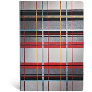 Kariert Verziert Kensington - Notizbuch Midi Unliniert - Paperblanks