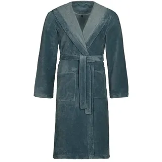 Vossen Bademantel , Blau , Textil , Uni , Gr. S , unisex , Oeko-Tex® Standard 100 , Taschen, besonders flauschig, angenehm warm, hochwertige Qualität, modische Optik , Heimtextilien, Badtextilien, Bademäntel, Bademäntel Herren
