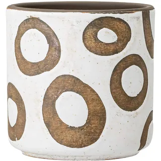 Bloomingville Avo Ø 12 x 12 cm Braun-Weiß