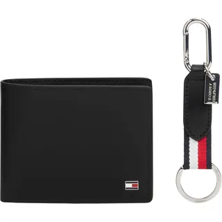 Tommy Hilfiger Herren-Mini-Geldbörse und Schlüsselanhänger, AM0AM14805, Geschenkpackung