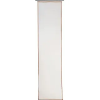 Gözze Schiebegardine »Sambia Schiebevorhang« Paneelwagen 1 Stk. tlg. HxB: 245x60, Voilé Uni, inklusive Montagezubehör, braun