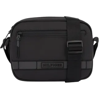Tommy Hilfiger Herren Umhängetasche mit Reißverschluss, Schwarz (Black), Einheitsgröße