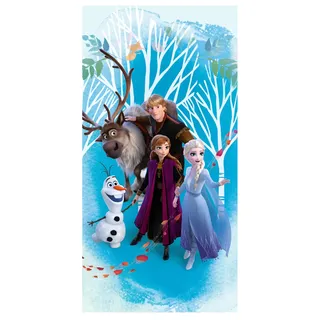 Theonoi Kinder - Handtuch Saunatuch Strandtuch Duschtuch Badetuch - 70 x 140 cm - Geschenk Baumwolle (Frozen)