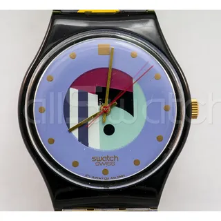 SWATCH STANDARDS 1991 - GB141 - GOLD INLAY - Neu