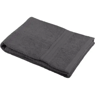 Lovely Casa – Badetuch – Größe 30 x 50 cm – 100% Bio-Baumwolle – Farbe Anthrazit – Modell Lagune – Wäsche bei 40 °C – außergewöhnliche Qualität