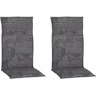 Beo Hochlehner-Sitzkissen M127 Groningen Karo Anthrazit 2-er Set