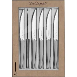 Set aus 6 Steakmessern - Jet Sable - Amefa