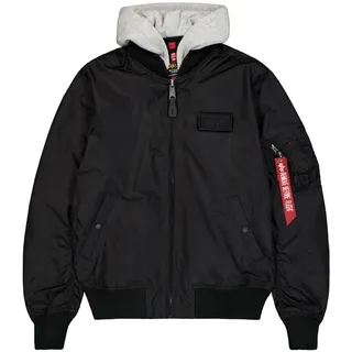 Alpha Industries MA-1 TT Hood Light schwarz 56