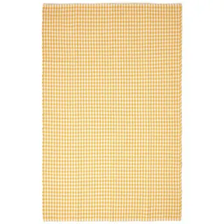 Homescapes Baumwollteppich Vichy-Karo 70/120 cm , Textil , Kariert , Rechteckig , 70x120 cm , Teppiche und Böden, Teppiche, Webteppiche