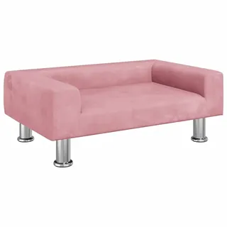 Kindersofa Rosa 70x45x26,5 cm Samt - Rosa