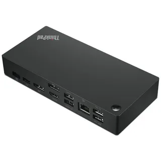 Lenovo Universal (USB-C, Dockingstation + USB Hub, Schwarz