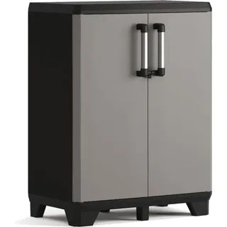 Keter Kunststoffschrank Pro niedrig 68 x 39 x 90 cm - Grau