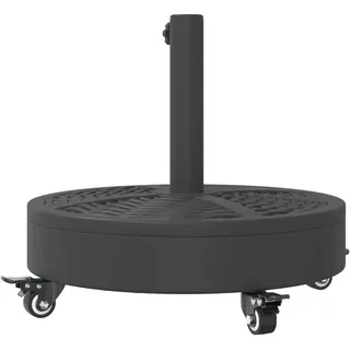 vidaXL Sonnenschirmständer mit Rollen für Ø38/48 mm Mast 27 kg Rund