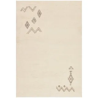 THEKO Hadj 225 Wollteppich 200 x 300 cm Beige/Weiß