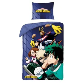MCU My Hero Academia Blau 140 x 200 cm + 70 x 90 cm