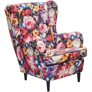 ed exciting design Ohrensessel LAUREL Polyester 78 x 102 x 98 cm Mehrfarbig mit Kissen