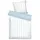 Classic Satin Stripes Gelb/Hellblau 155 x 220 cm 80 x 80 cm