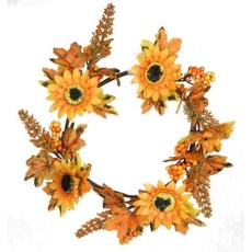 VEA SRL L.Herbst Girlande Sonnenblumen 35 cm LEI577