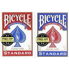 U.S.Playing Card Company Bicycle Pokerkarten Standardgröße, 1030648, 12-Pack