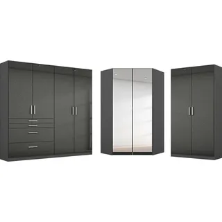 Rauch Eckschrank HOMBURG 298 x 197 x 208 cm Grau